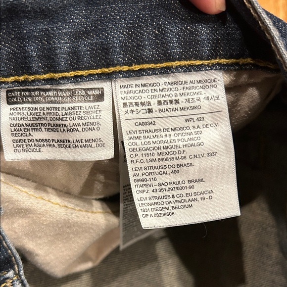 Levi's 514 Straight Denim Jeans Men’s 36x30 - Picture 4 of 6